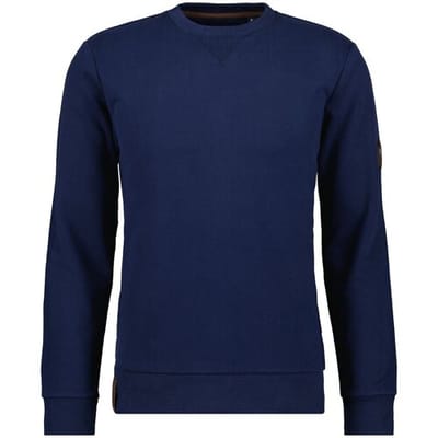 Ragman Trui Sweat Round Neck Donker Blauw / male