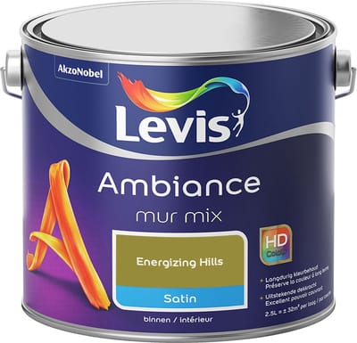 Levis - Ambiance Mur Satin Mix - Energizing Hills - Mengverf - 2,5 L