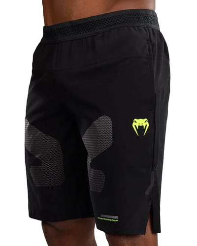 Venum Training Camp 4.0 Trainingsshort Zwart Neo Groen - XS