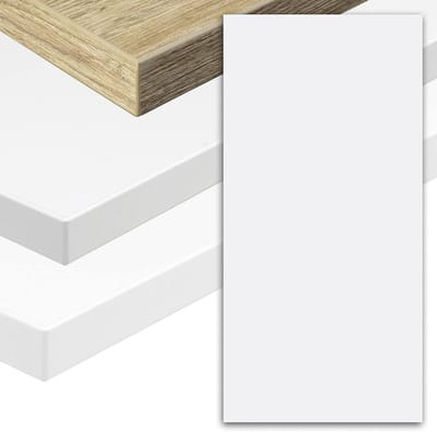 Bureaublad - Tafelblad Werkplek - Thuiskantoor Inrichten - Hoge Krasbestendigheid - 160x80cm - Lichtgrijs