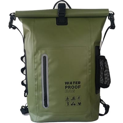 Waterdichte Kajak Dry Bag Drift Zwemrugzak Groot Riviertrekking Schouder Strand Duiken Droog Raften Kanoën PVC Kampeertas gray