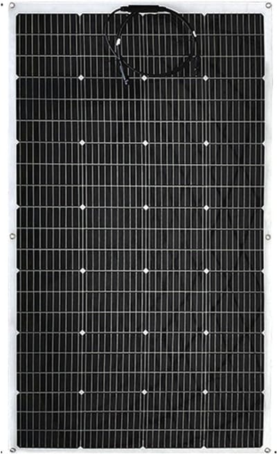Zonnepaneel 100W - Flexibel Paneel - Off-Grid Opladen - Ultra Lichtgewicht - 60 graden Buigbaar - Zwart