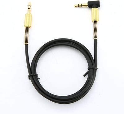 DrPhone AMM5 – 3.5mm AUX Audiokabel 1m – Male naar Male Stereo Jack Kabel – Voor PS4, Smartphone, Tablet, PC & Headset