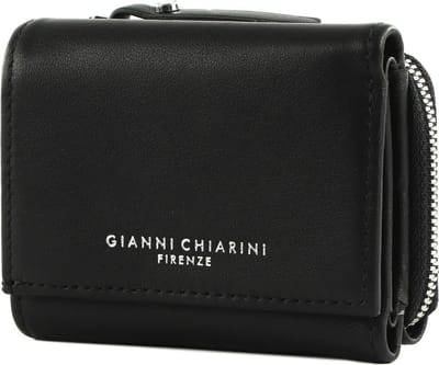 GIANNI CHIARINI Leren Portemonnee Lush Wallet Nero Zwart