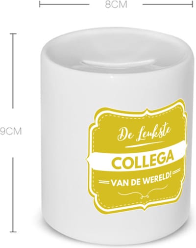 Akyol - de leukste collega van de wereld Spaarpot - Collega - iemand die een collega is - leukste ooit - werk - collega - verjaardagscadeau - kado - gift - geschenk - afscheidscadeau - welkomscadeau - verrassing - spaarpot