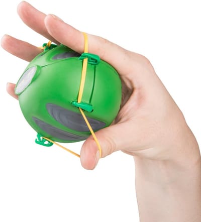 Ergonomische Handtrainer en Vingertrainer voor Kracht en Flexibiliteit (Groen, Medium)