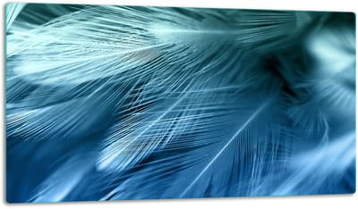 TMK ArtDeko - Snijplank - Glas - 52x30cm - Blauw