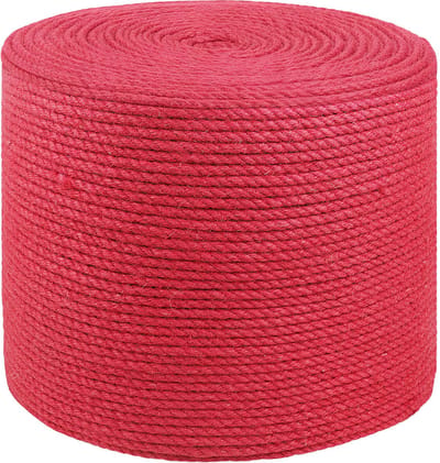 vidaXL - 10 - st - 2 - mm - Rood - 100% - Tossa - jute