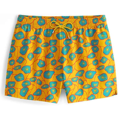 "Flora Yellow" Zwemshorts