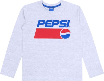 Grijs gemêleerde blouse met lange mouwen PEPSI