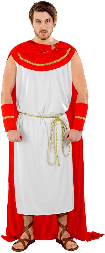 dressforfun - Herenkostuum Romein Tiberius - S/M - Verkleedkleding carnaval - Halloween - Verkleden - Feestkleding - Carnavalskleding - Feest - Partykleding