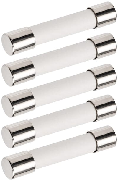 VLTG Keramische Zekering - 5x20mm - 500mA - Snel (F) - 250V AC - 5 stuks
