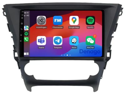 CarPlay autoradio geschikt voor Toyota Avensis | 2015 t/m 2018 | Android 13 | Draadloos Apple CarPlay & Android Auto | 2GB + 32GB | QuadCore processor | Denago DNG-A220 | 2025 model | 2015 2016 2017 2018 | Bluetooth & Wifi