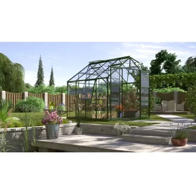 Vitavia Tuinkas Jupiter 6700 - Veiligheidsglas 3mm - Smaragd - 257x258x248cm