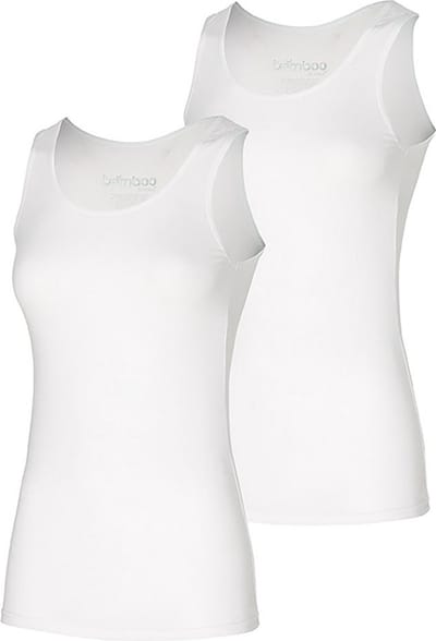 Apollo dames hemden Bamboo | MAAT M | 2-pack | wit