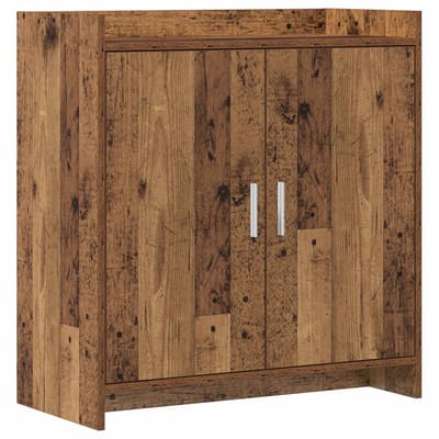 vidaXL - Dressoir - Oud - hout - 72 - x - 36 - x - 80 - cm - Bewerkt - hout