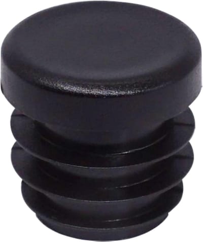 Ronde buisinzetstukken - Hekpaalpluggen buisdoppen - Palen afwerken - UV-bestendig kunststof - 40 stuks 18 mm - Zwart