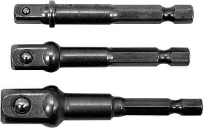 Yato - Adaptorset Hex - 1/4, 3/8, 1/2 - Staal 40Cr - Oksydatie