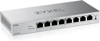 Webbeheerbare Gigabit PoE Switch met 8 Poorten en 68W Budget