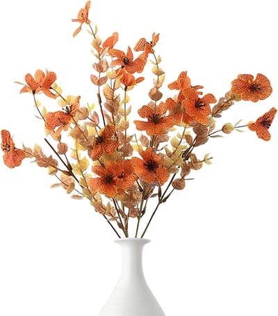 Gedroogde Bloemen - Kunstdecoratie Boeket - Feest Decoratie - Realistisch Uiterlijk - 31 x 16 cm - Stijl C