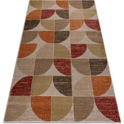Kleden Rugsx ARCANA 4673 vloerkleed beige / oranje, geometrisch 80x150 cm