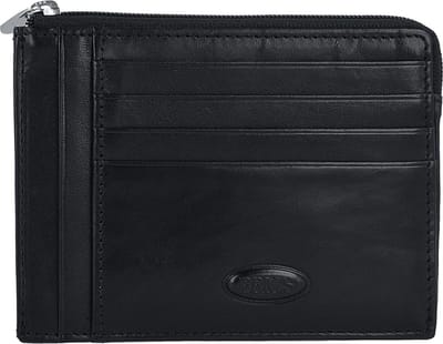 Bric's Monte Rosa Portemonnee RFID Leer 12 cm - Jongens - Horizontaal - nero