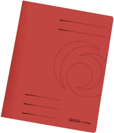 11034295 - Manila folder - A4 - Cardboard - Red - 1 pc(s)