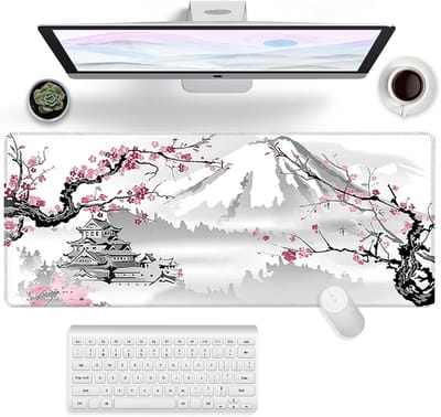 StayPowered XXL Gaming Muismat - Ultieme Precisie en Ruimte voor Elke Beweging - 900x400 mm - Antislip Onderkant - Waterafstotend - Slijtvast Ontwerp - Geweven Oppervlak - Versterkte Stiksels - Zwart - Levering Sneller dan Aangegeven!