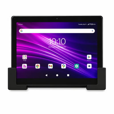 Universele Tablet Wandhouder voor Tablet & Smartphone – Muurbeugel voor Keuken, Kantoor & Slaapkamer – Wandmontage met Schroeven – Geschikt voor Diverse Tablets & iPads – Zwart
