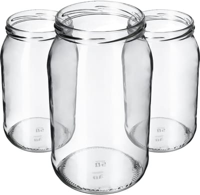KADAX Pot 760 ml potten Mason Jar honingjam komkommers glas 8 stuks Fi 82