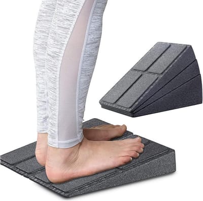 Kuit Stretcher - Helling Plank - Fitness Oefeningen - Verstelbare Hoeken - 2 Stuks - Zwart