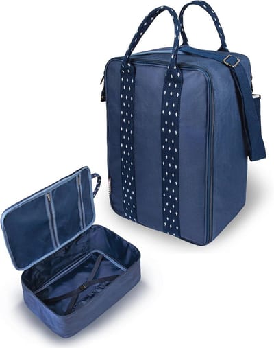 Lichte Handbagage Reistas 40 x 20 x 25 cm - Ideaal voor Ryanair - Handige Schoudertas Met Trolleyhaak - Ruim 20 Liter