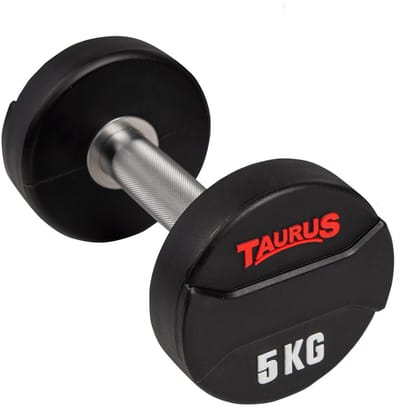 Taurus Dumbbells 37.5kg - Professionele Kwaliteit met CPU Coating – Slijtvast en Geurloos – Verkrijgbaar van 2,5 kg tot 50 kg – Verchroomde Grip en Beschermende Polyurethaan Laag