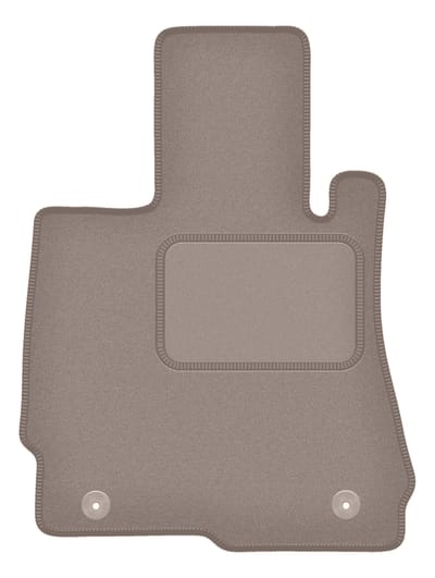 Beige bestuurdersmat voor: Mercedes W221 S-klasse Sedan lang (2005-2013)