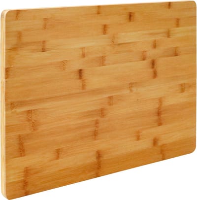 2 cm Dik: XL Houten Snijplank - 50x35 Massief Bamboe Keukenplank Trancheerplank Serveerplank Hout