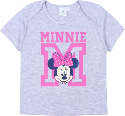 Grijs gemêleerd baby T-shirt Minnie Mouse