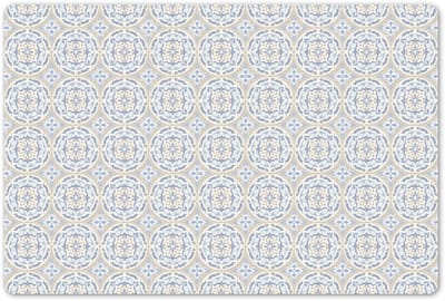 Placemats 45x30 cm - Placemat kunststof - 1 stuk - Tegel - Patroon - Meerkleurig - Borden onderleggers - Decoratie voor op tafel - Keuken tafeldecoratie accessoires - Vinyl onderlegger - Tafelversiering