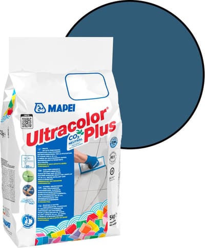 MAPEI Ultracolor Plus Voegmortel - Waterafstotend & Schimmelwerend - Kleur 169 Steel Blue - 5 kg