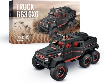 3D Metaal Puzzel G63 - 341 Roestvast Stalen Delen - Unieke Verzamelmodel Auto