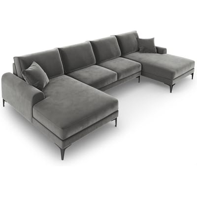 5-zitshoekbank Madara velvet | Mazzini Sofas