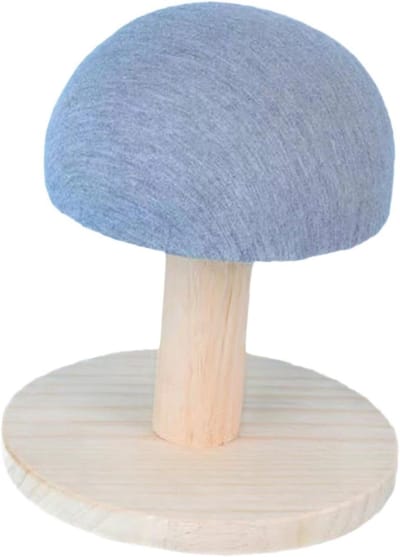 Strijkplank Kruk - Kleine Strijkplank - Handig Strijken - Massief Hout - 18x21cm - Grijs