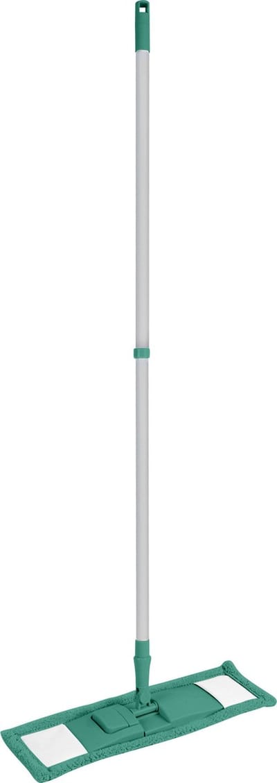 Urban Living Vloerwisser microvezel - met steel - verstelbaar - vloertrekker - groen - schoonmaken - dweilen