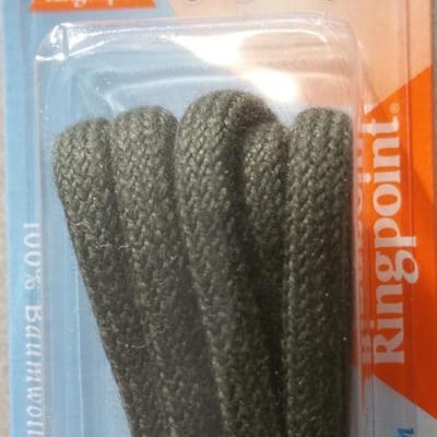 4.5 mm x 90 cm - Rond Olijfgroen - Schoenveter - Rond Dik - schoenveters voor loop wandel berg reis hike schoenen