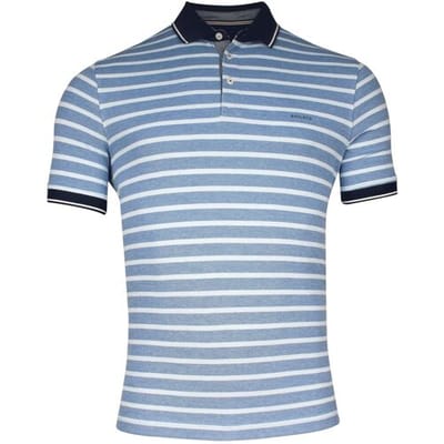 Baileys Polo Piqué Two-Tone Yarn Dyed Stripes Cobalt / male