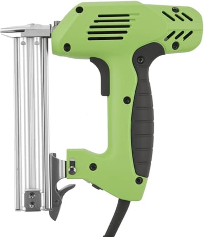 ViaGasaFamido Electric Nail Gun, Lightweight Aluminum Alloy Ergonomic Soft Grip 1800W Tied Straight Brad Nail with 30 Mm Nail Capacity, for Furniture That