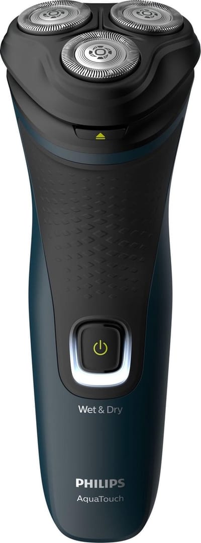 Philips 1000 series S1121/41, Roterend scheerapparaat, Zwart, AC/Batterij, Nikkel-Metaalhydride (NiMH), Ingebouwde accu, 40 min