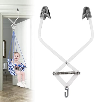 Deurklem voor babyveerwieg en babyschommel - Belastbaar tot 16 kg