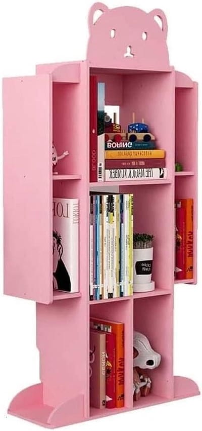 Boekenplank - Opbergkast - Ruimte Besparen - Meerlagig Ontwerp - 56 x 110 cm - Roze