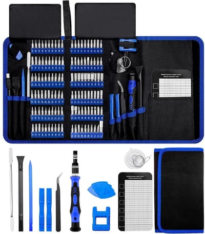 Famanu – 140-in-1 magnetische precisieschroevendraaierset – Complete reparatieset voor telefoon en computer
