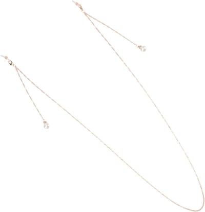 Ketting voor Bril - Mondkapjes Houder - Veilig Dragen - Met Clips - 90 cm - Metaal